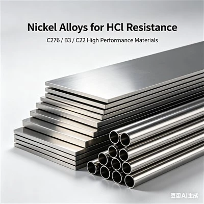 Nejlepší materiály pro systémy s kyselinou chlorovodíkovou (HCl)|Průvodce slitinami niklu (C276, B3, C22)